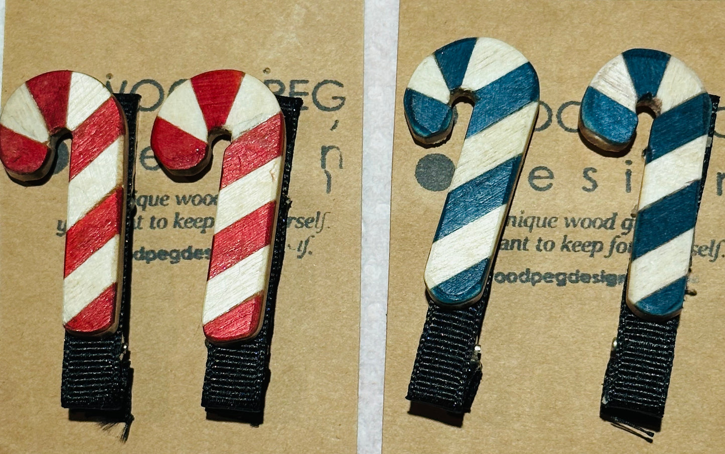 1F. Holiday Barrettes and Earrings.