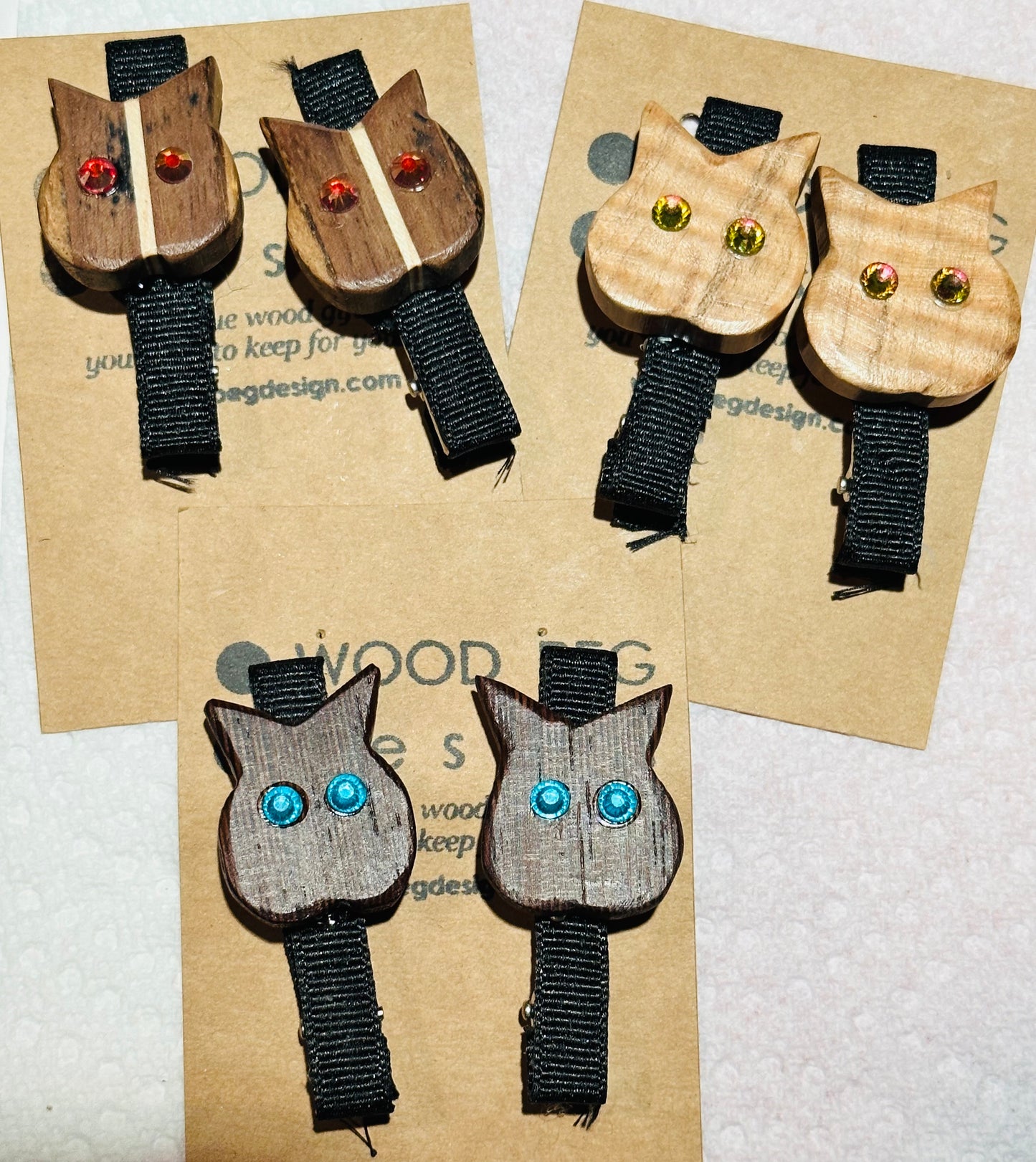 1F. Holiday Barrettes and Earrings.