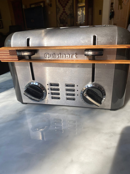 4. Tong. Inlaid American Flag Patriotic design.