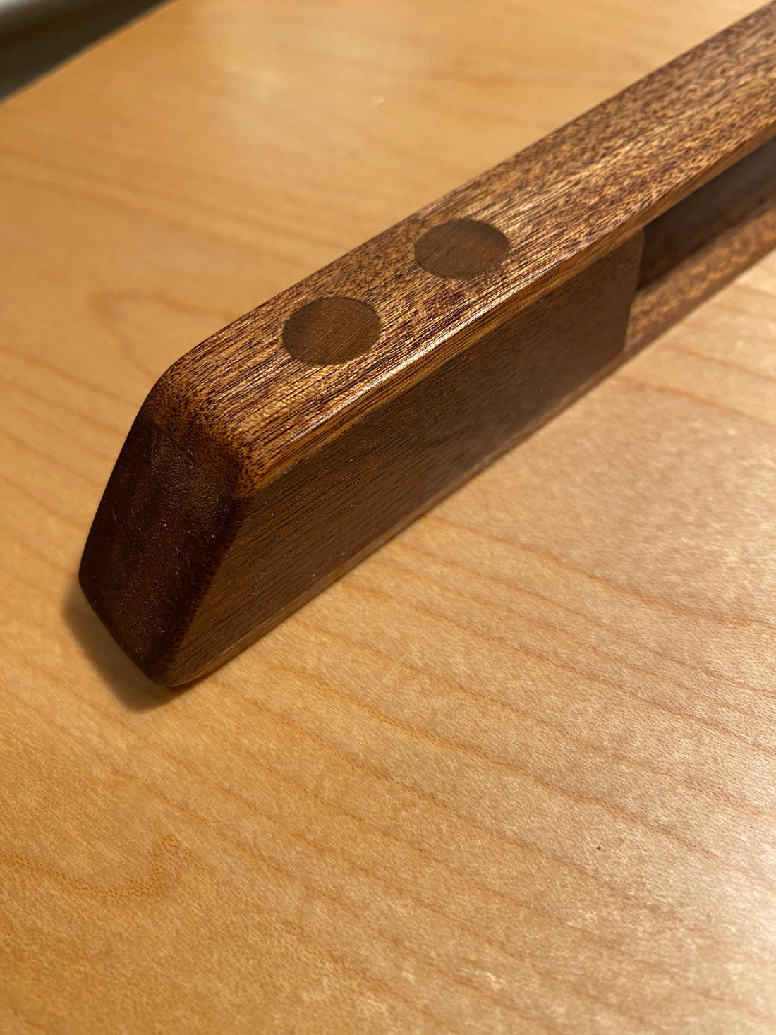Check out the new tong pictures on the toast tong page.   Rosewood tong with walnut body shows exceptional color depth