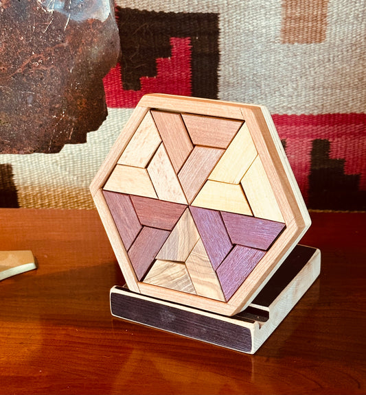 1H.  6 wood species challenge puzzle.